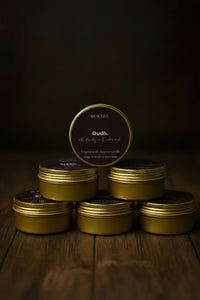 Oudh | 100g soy wax tin candle