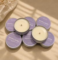 Lavender Vanilla | 100g soy wax tin candle